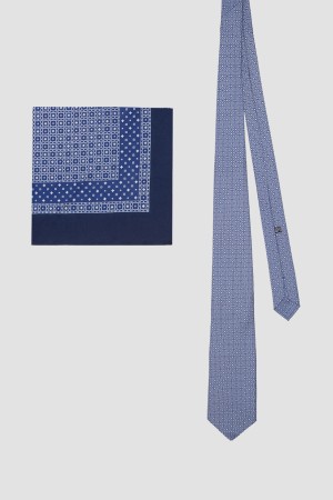 набор: галстук+платок  фотография