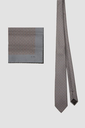 набор: галстук+платок  - аксессуары brioni 