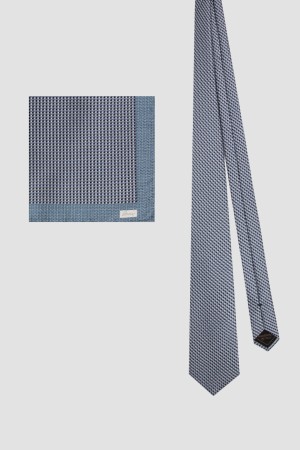 набор: галстук+платок  - аксессуары мультиколор 