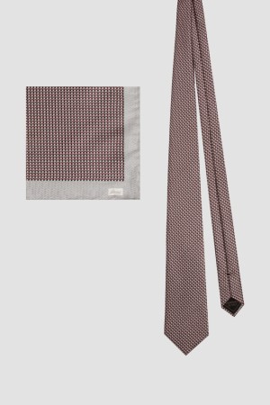 набор: галстук+платок  - аксессуары мультиколор 