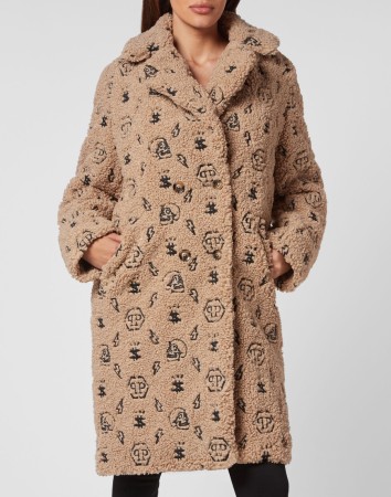 пальто  - женская верхняя одежда бежевая 