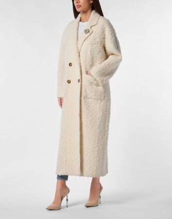 пальто  - женская верхняя одежда бежевая 