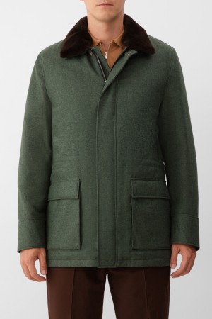 пальто  - мужские пальто на клепках 