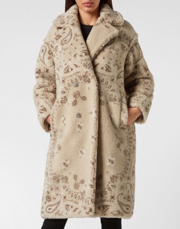 пальто  - женская верхняя одежда бежевая 