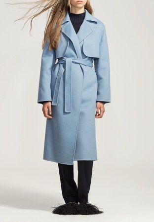 пальто  - пальто голубые 