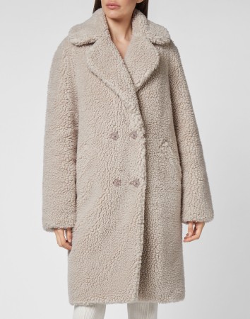 пальто  - женская верхняя одежда бежевая 