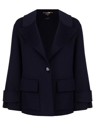 пальто  - женская одежда, обувь и аксессуары синяя 