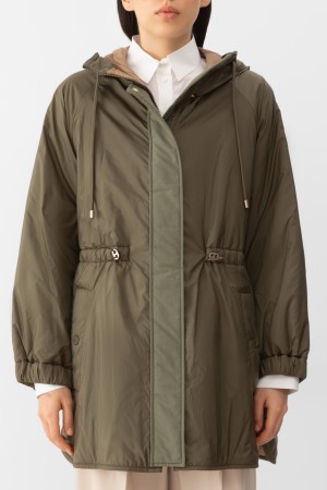 парка  - куртки и пуховики с поясом 