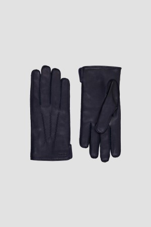 перчатки  - аксессуары с прямоугольной пряжкой 