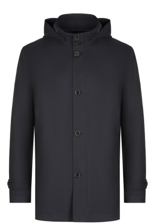 плащ  - мужские плащи и тренчи синие 