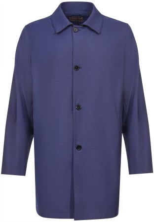 плащ  - мужские плащи и тренчи синие 