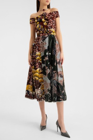 платье  с принтом fauna фотография