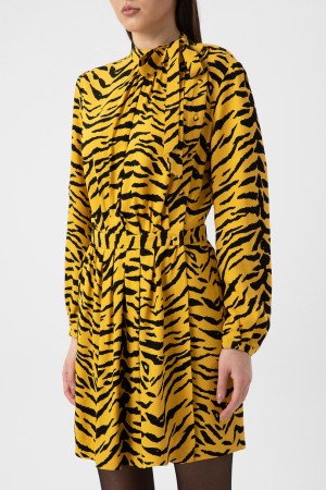 платье  с принтом «зебра» фотография