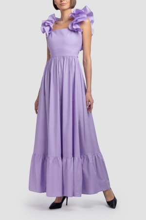 платье  - женская одежда сиреневая 