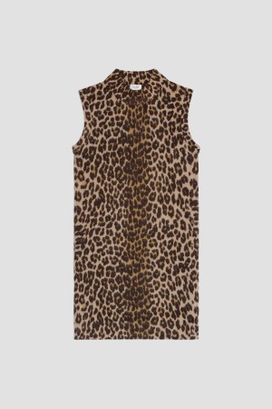 платье  - женская одежда леопардовая 