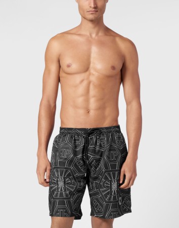 плавательные шорты  - мужская одежда с баской 