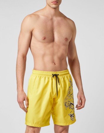 плавательные шорты  - мужская одежда желтая 