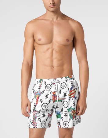 плавательные шорты  - мужская одежда белая 