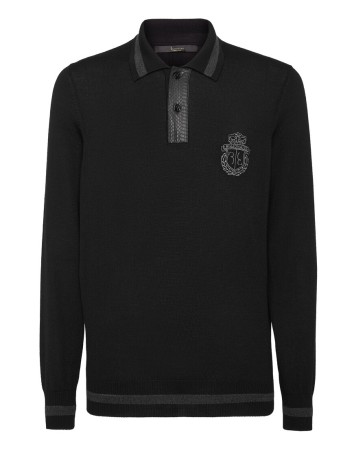 поло с длинным рукавом  - мужские поло премиальные 