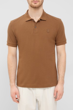 поло  - мужские поло коричневые 