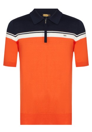 поло  - мужская одежда оранжевая 