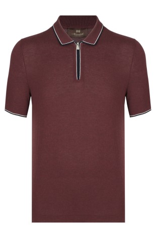поло  - мужская одежда бордовая 