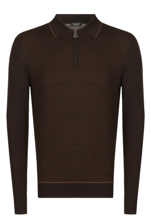 поло  - мужские поло коричневые 