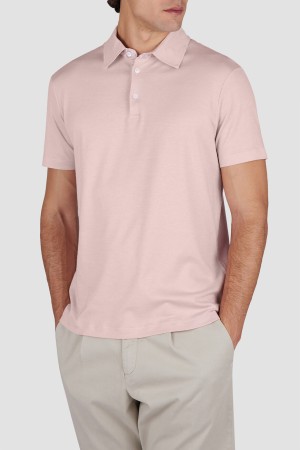 поло  - мужские поло розовые 