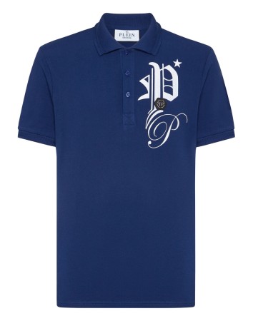 поло  - мужские поло синие 