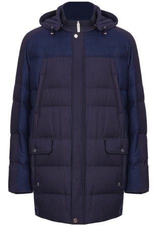 пуховик  - верхняя одежда с клапаном 