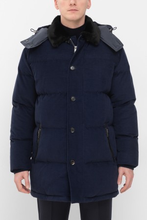 пуховик  - куртки и пуховики с ремешком 