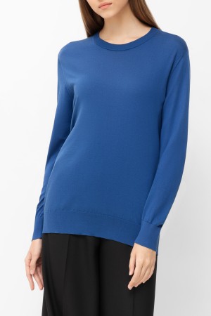 пуловер  синий - женская одежда dolce & gabbana 