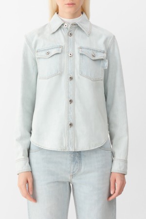 рубашка  - женские блузы и рубашки с клапаном 