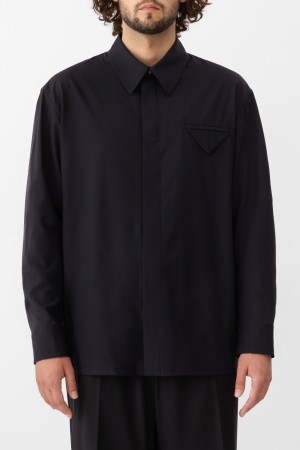 рубашка  - мужская одежда, обувь и аксессуары bottega veneta 