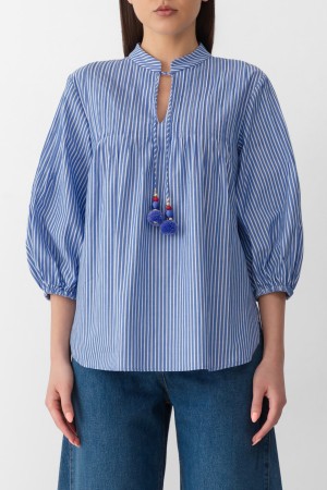 рубашка  модель bollina - женские блузы и рубашки с воротником-стойкой 