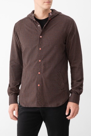 рубашка  модель mariano - мужская одежда с прорезями 