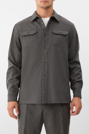 рубашка-овершот  модель из актуальной коллекции - мужские куртки-рубашки и овершоты