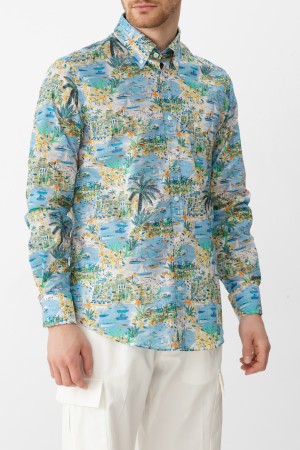 рубашка  модель из коллекции riviera hello capri - мужская одежда, обувь и аксессуары paul&shark 