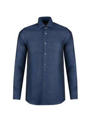 рубашка slim fit  - мужская одежда итальянская 