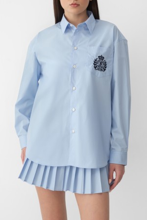 рубашка sporty rich модель h&w фотография