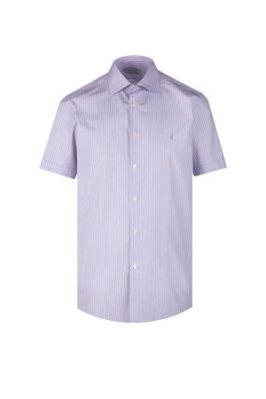 рубашка  - мужская одежда сиреневая 