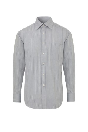 рубашка  - мужские блузы и рубашки серые 