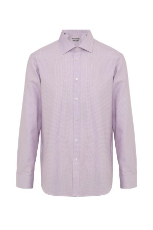 рубашка  - мужская одежда сиреневая 