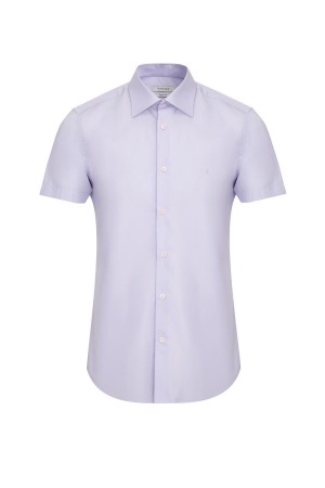 рубашка  - мужская одежда сиреневая 