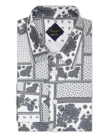 рубашка  - мужские блузы и рубашки с принтом 