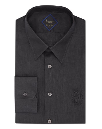 рубашка  - мужские блузы и рубашки черные 