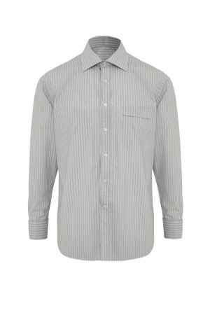 рубашка  - мужские блузы и рубашки серые 