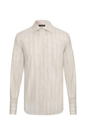 рубашка  - мужские блузы и рубашки бежевые 