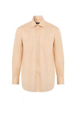 рубашка  - мужская одежда оранжевая 