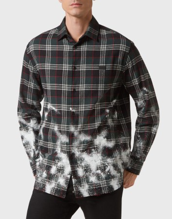 рубашка  - мужские блузы и рубашки зеленые 